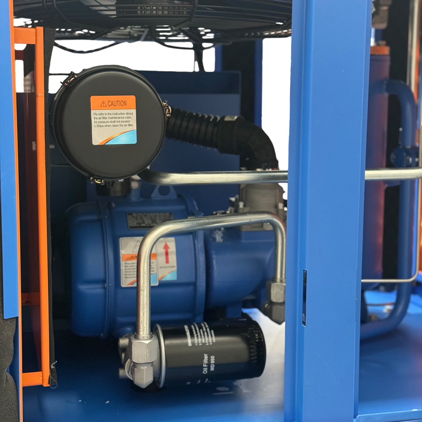 11kw Variable Speed Rotary Screw Air Compressor with Dryer and Tank 15HP