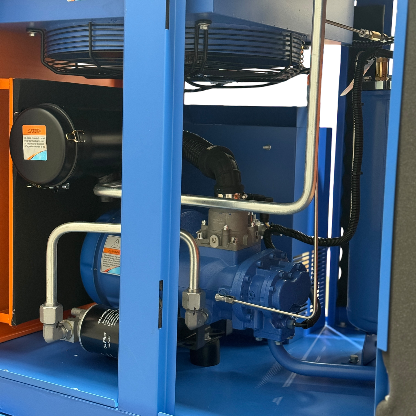 22kw Variable Speed Rotary Screw Air Compressor with Dryer and Tank 30HP